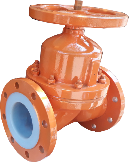 PTFE LINED DIAPHRAGM VALVES in India