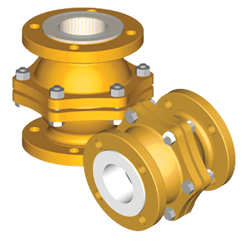 PTFE Lined Ball Check Valve Manufacturer in Ahmedabad, Gujarat, India