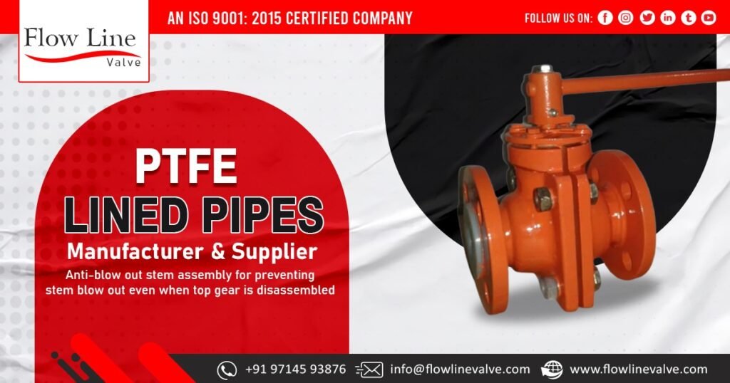 PTFE Lined Pipes Supplier in India
