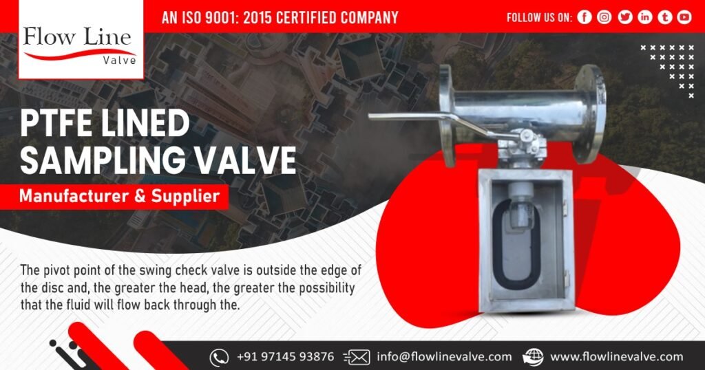 Manufacturer of PTFE Lined Sampling Valves in India