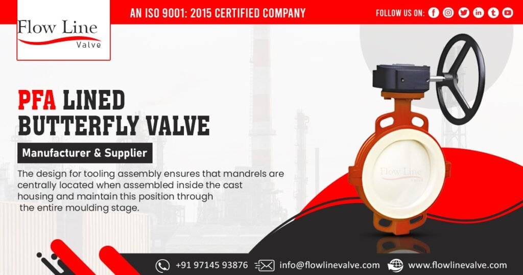 Supplier of PFA Lined ButterFly Valve