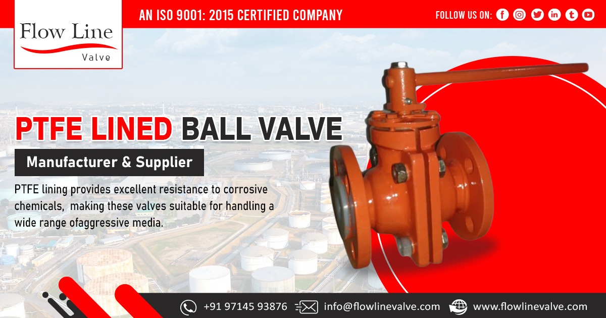 PTFE Lined Ball Valve Supplier in Kerala