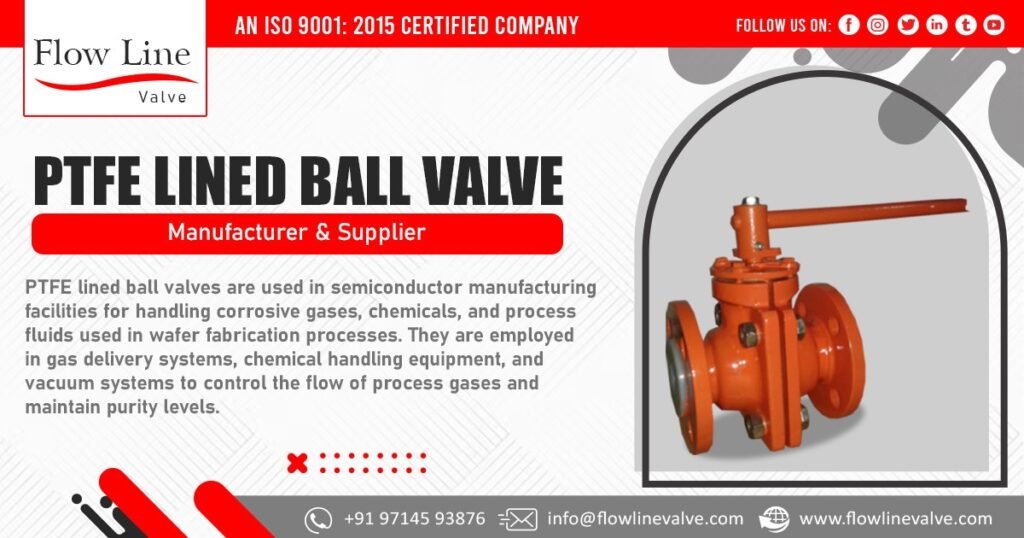 Supplier of PTFE Lined Ball Valve in Maharashtra