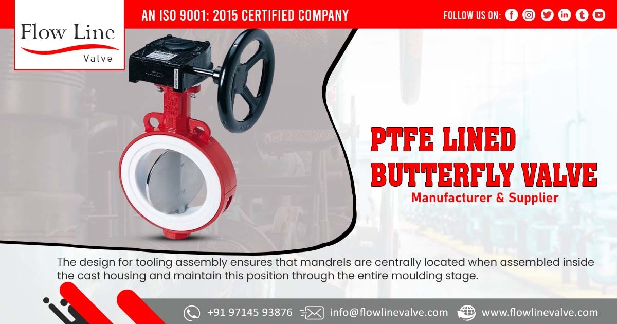 Supplier of PTFE Lined Butterfly Valve in Chhattisgarh
