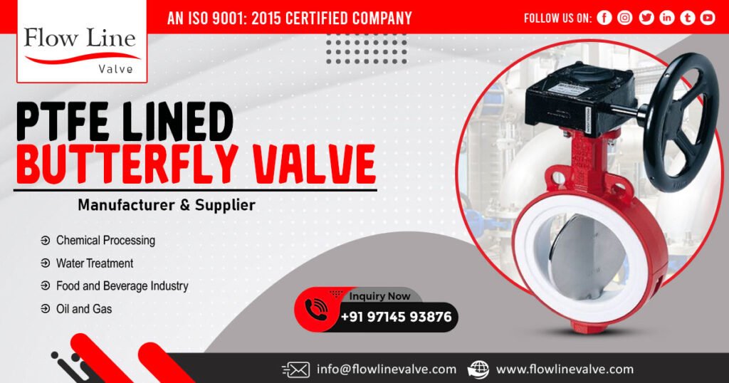 PTFE Lined Butterfly Valve in Bihar