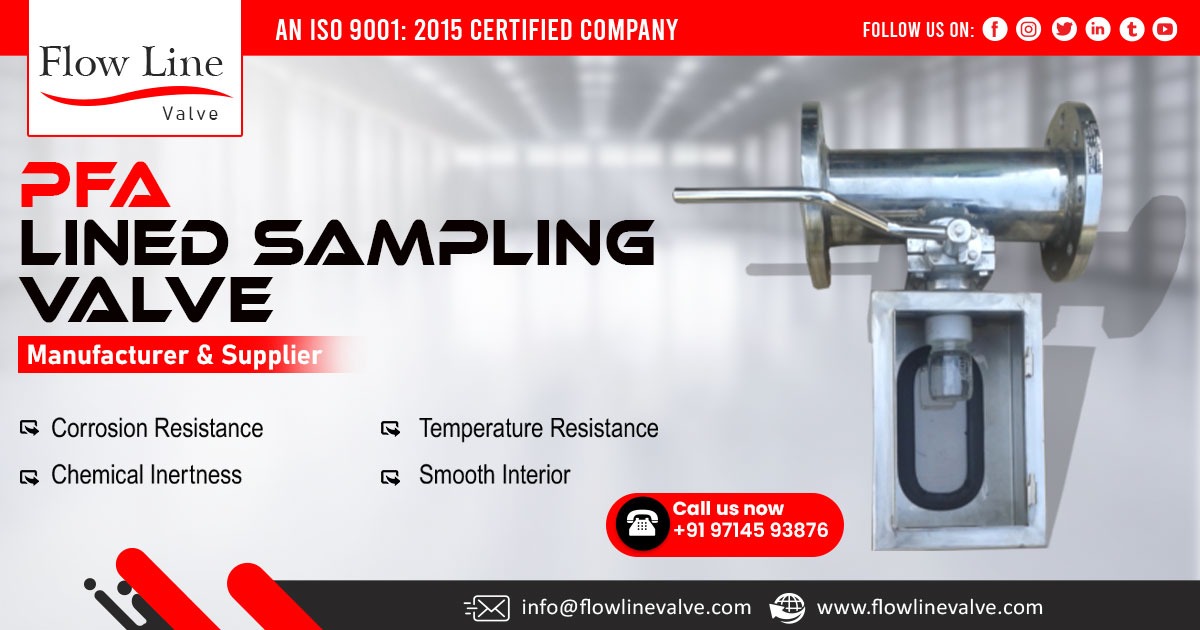 PFA Lined Sampling Valve in Tamil Nadu