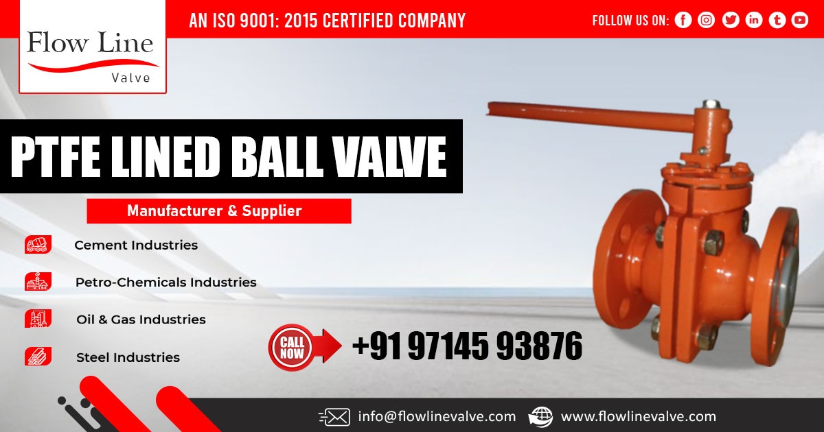 PTFE Lined Ball Valve in Andhra Pradesh