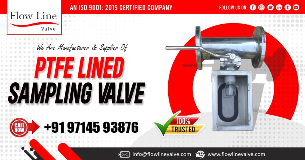 PFA Lined Sampling Valve in Chhattisgarh