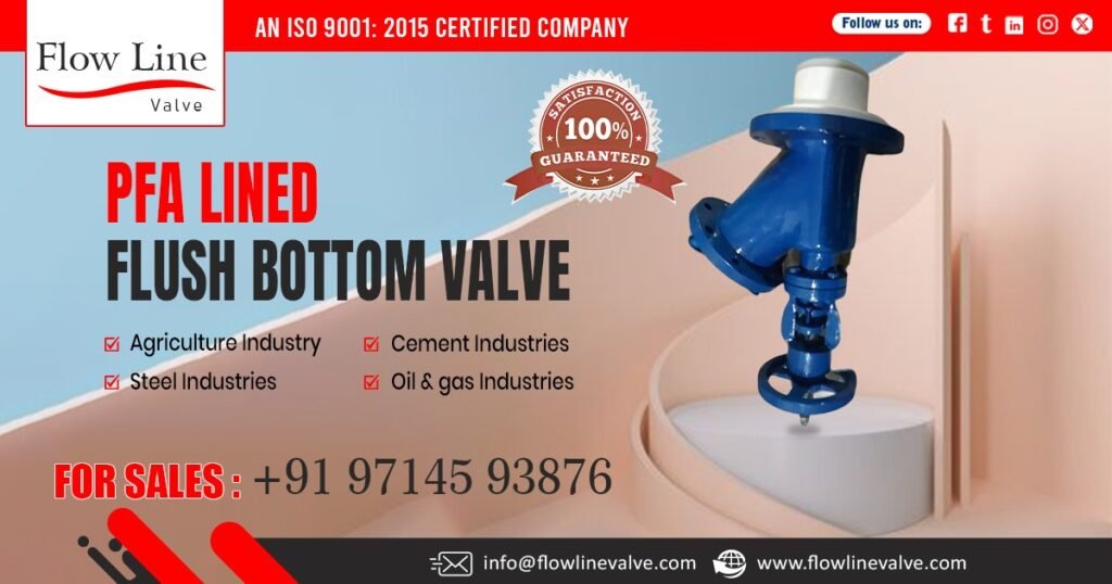 PFA Flush Bottom Valve in Himachal Pradesh