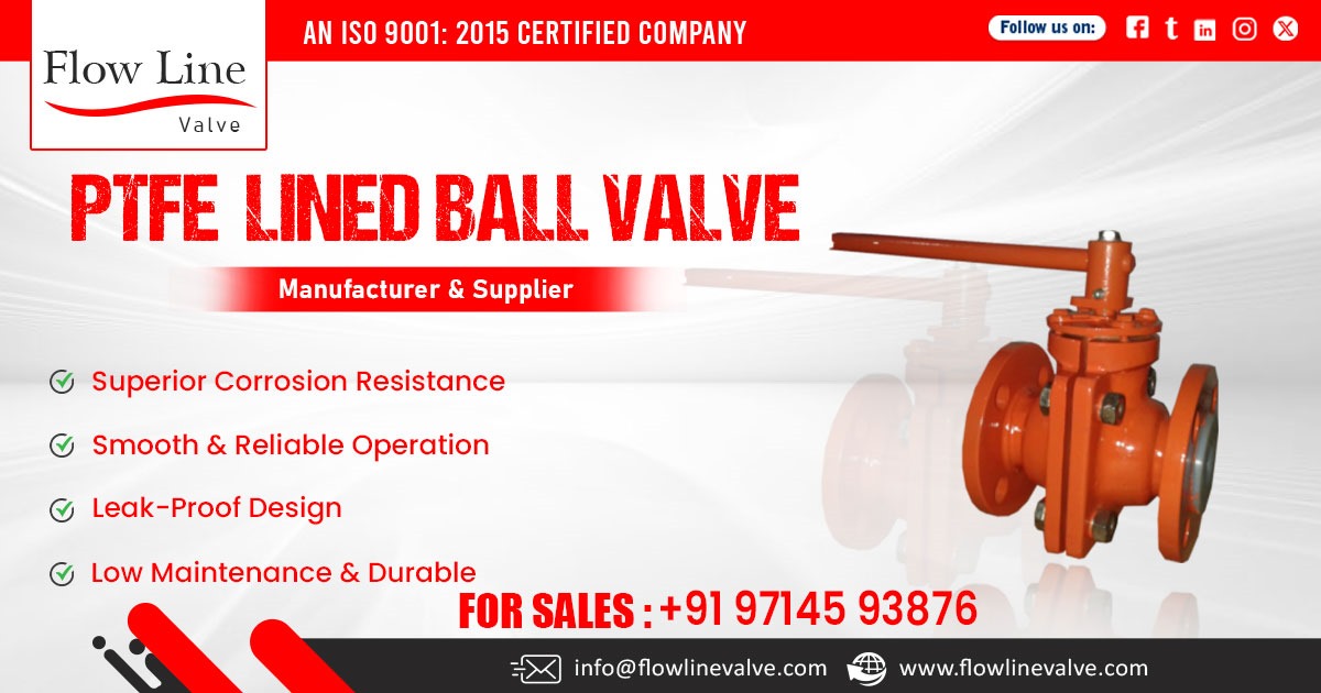 PTFE Lined Ball Valve in Assam