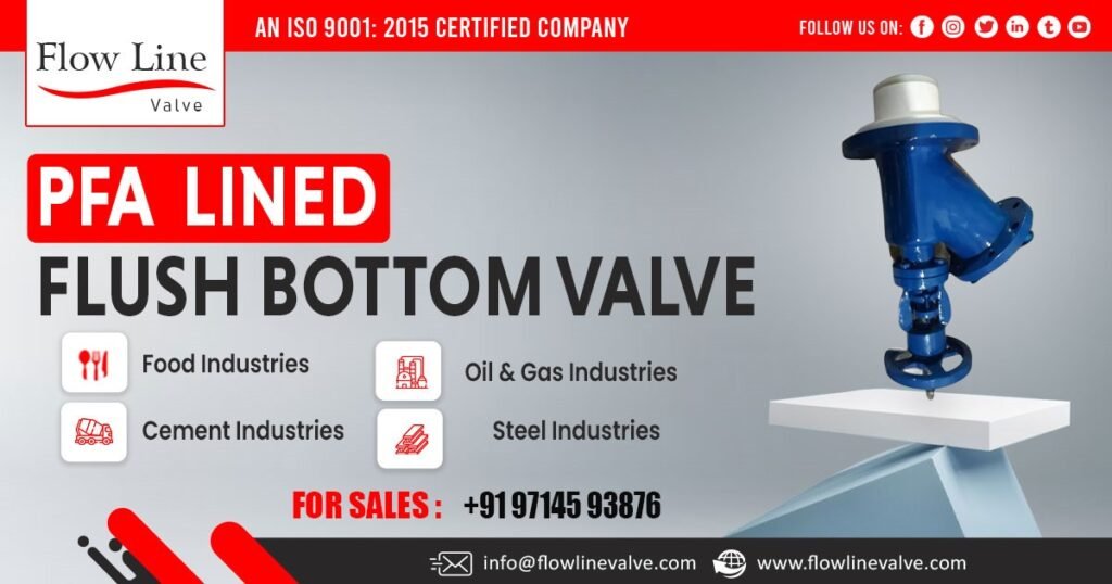 PFA Flush Bottom Valve in Assam