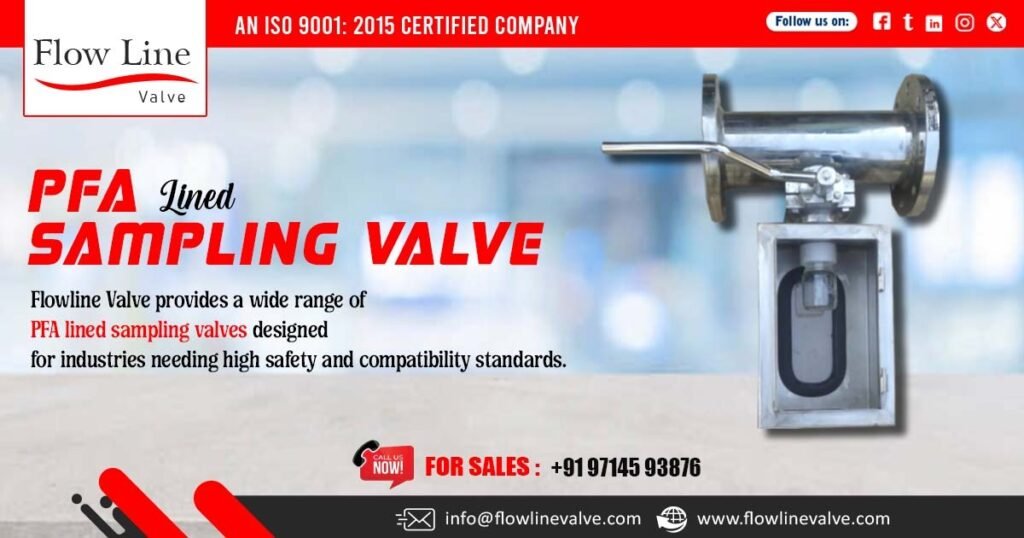 PFA Lined Sampling Valve in Vapi