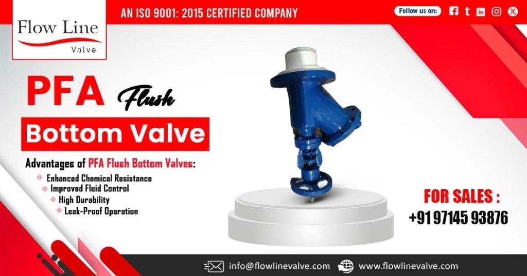 PFA Flush Bottom Valve in Bangalore