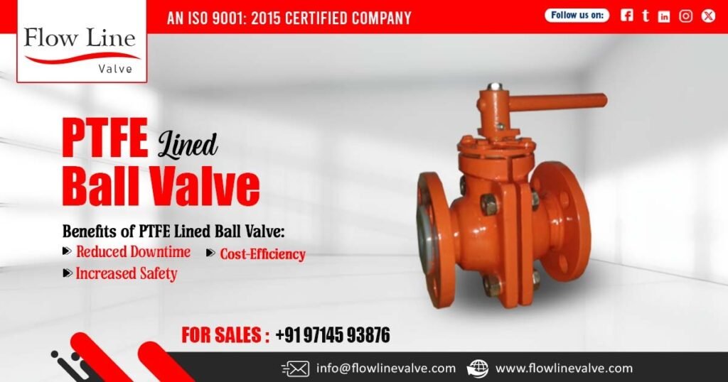 PTFE Lined Ball Valve in Mumbai