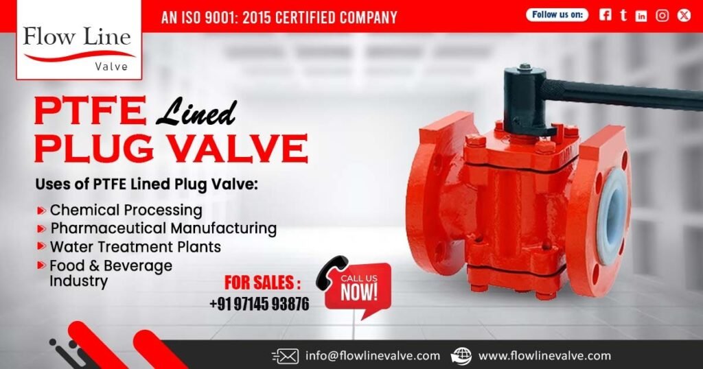 PTFE Lined Plug Valve in Kutch
