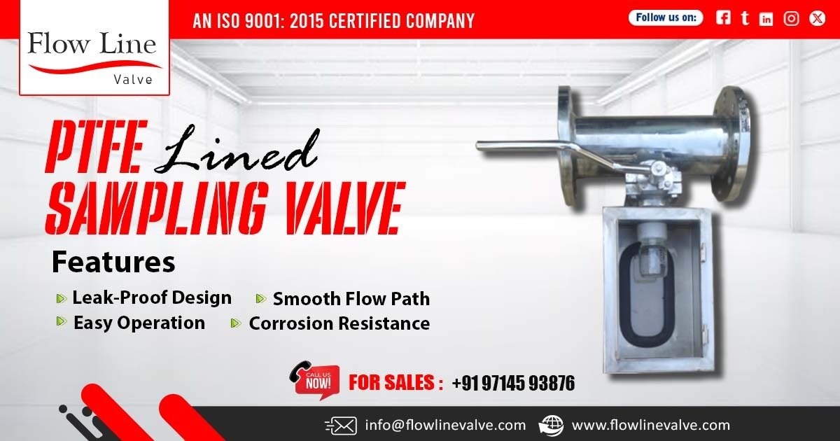 PTFE Lined Sampling Valve in Pune