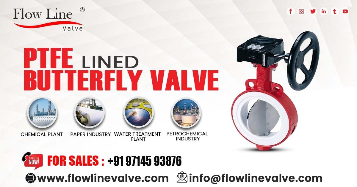 PTFE Lined Butterfly Valve in Pune