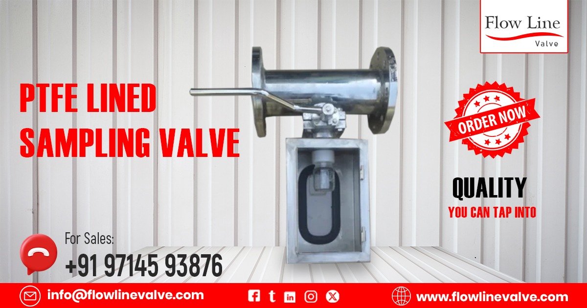 PTFE Lined Sampling Valve in Vapi