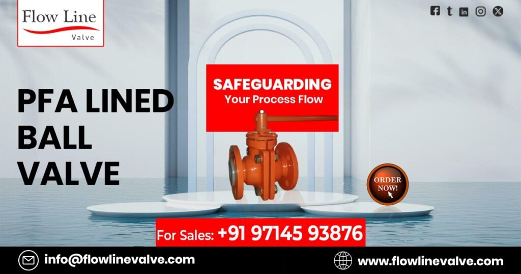 PFA Lined Ball Valve in Ankleshwar