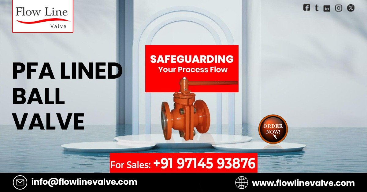 PFA Lined Ball Valve in Ankleshwar