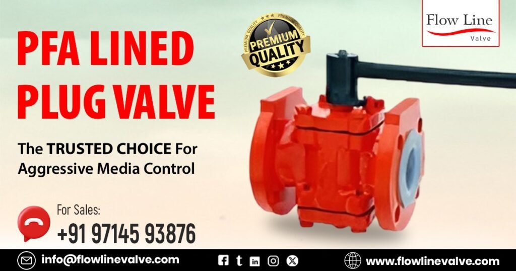 PFA Lined Plug Valve in Pune