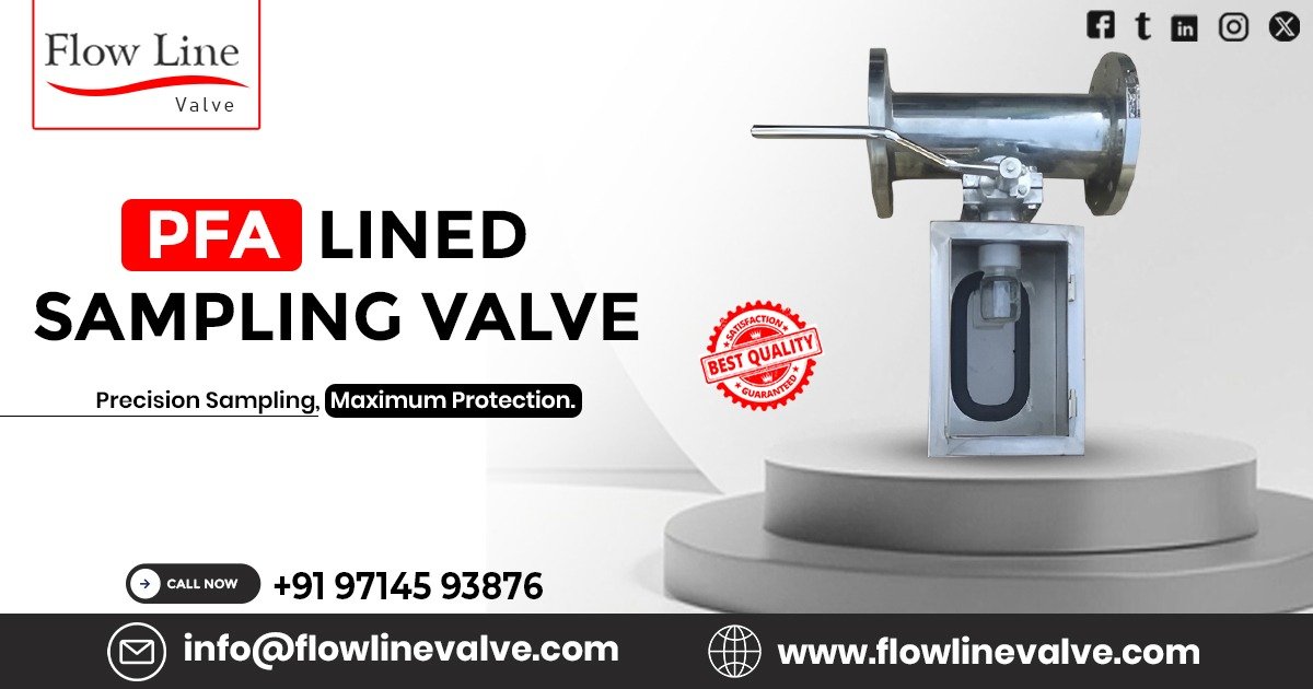 PFA Lined Sampling Valve in Baroda