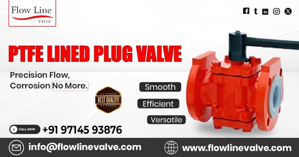 PTFE Lined Plug Valve in Jhagadia