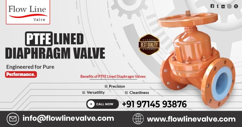 PTFE Lined Diaphragm Valve in Dahej