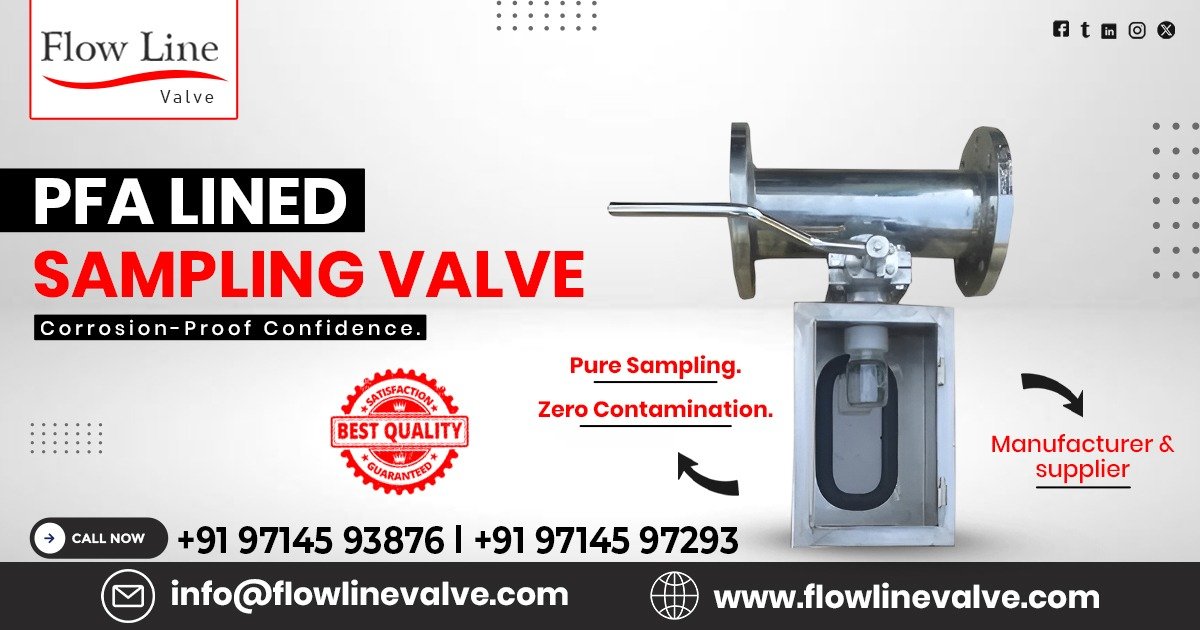 PFA Lined Sampling Valve in Mumbai