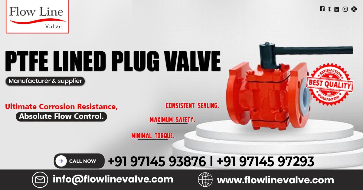 PTFE Lined Plug Valve in Ankleshwar