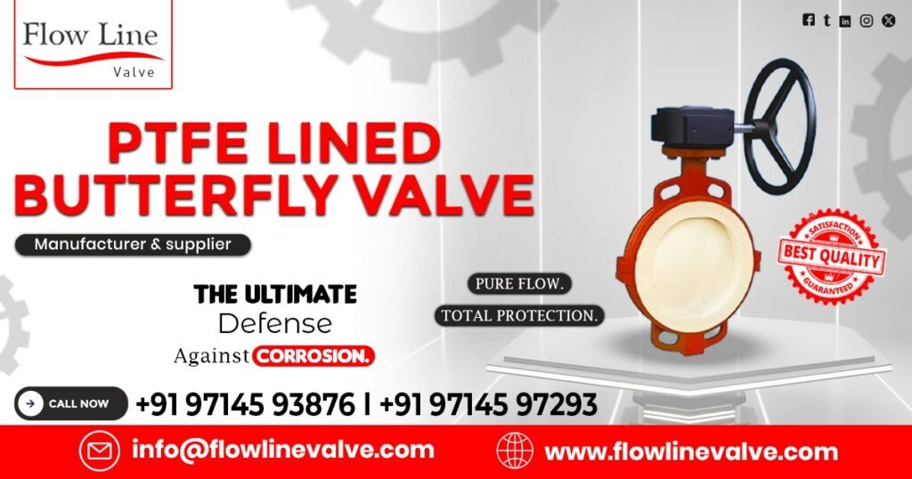 PTFE Lined Butterfly Valve in Bangalore