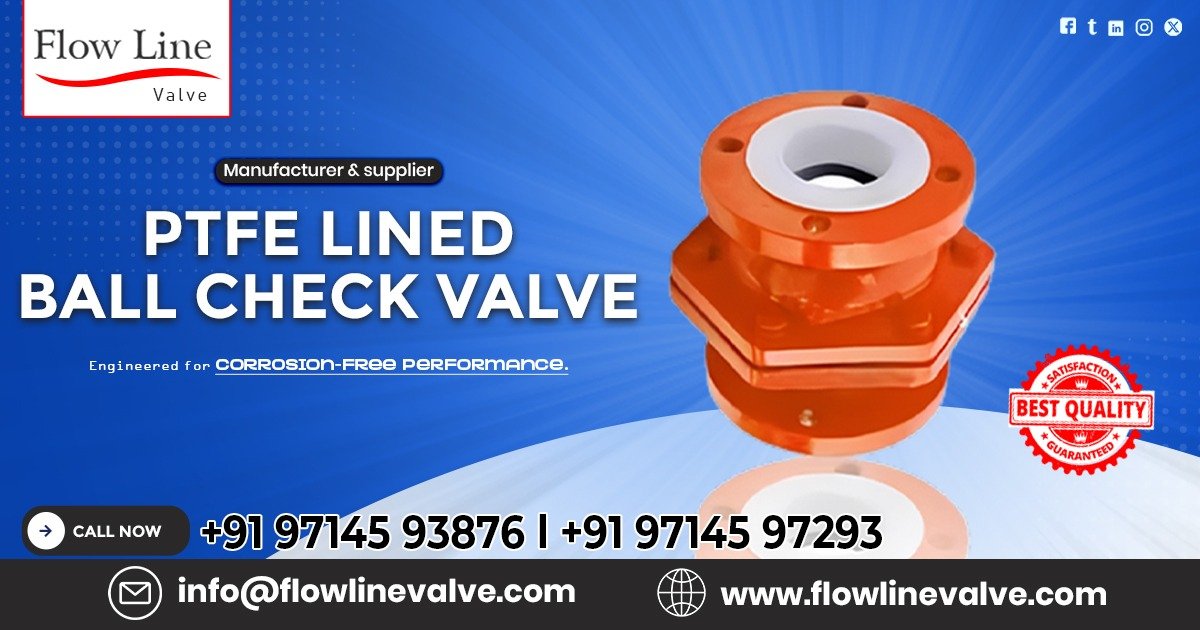 PTFE Lined Ball Check Valve in Mumbai