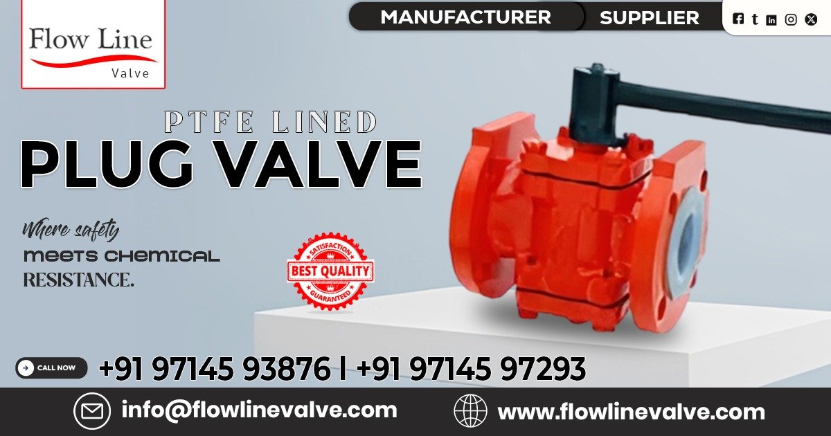 PTFE Lined Plug Valve in Kutch