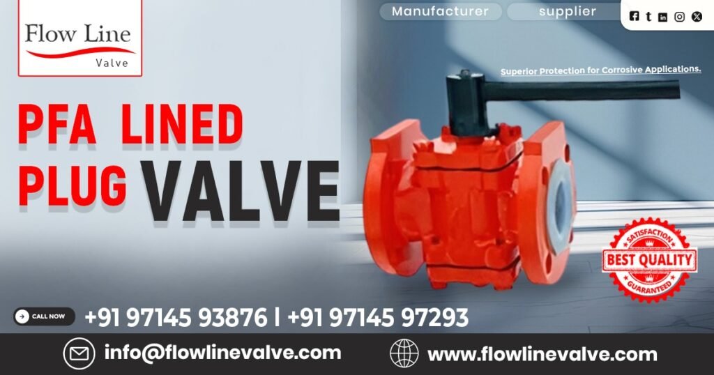 PFA Lined Plug Valve in Noida