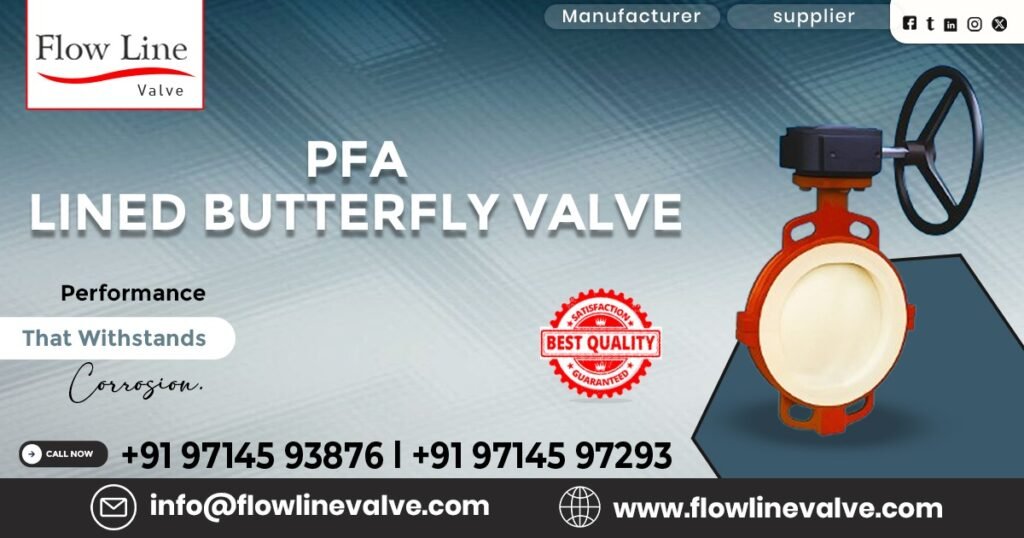 PFA Lined Butterfly Valve in Pune