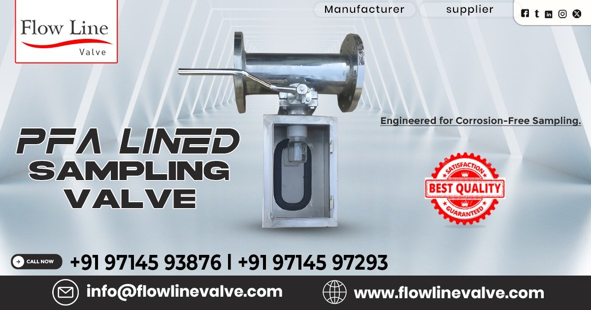 PFA Lined Sampling Valve in Pune