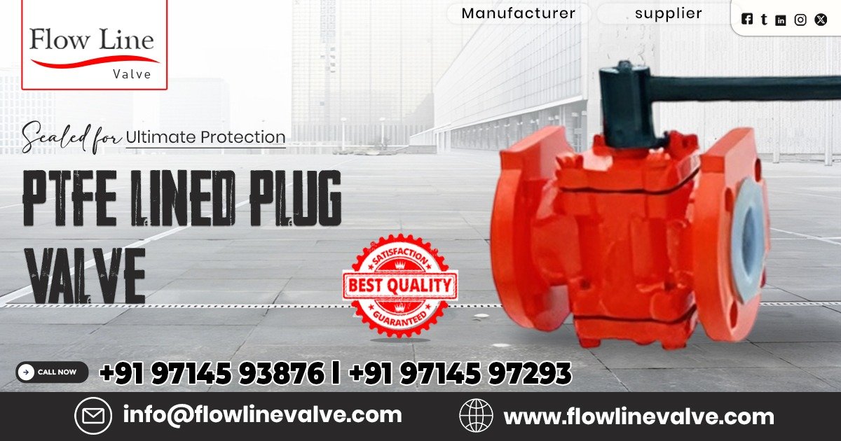 PTFE Lined Plug Valve in Bangalore