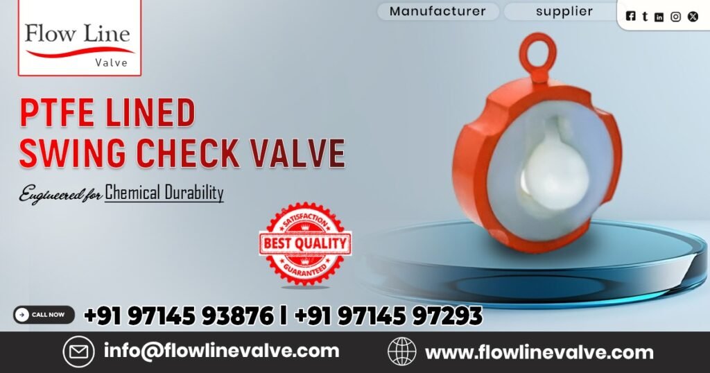 PTFE Lined Swing Check Valve in Ankleshwar