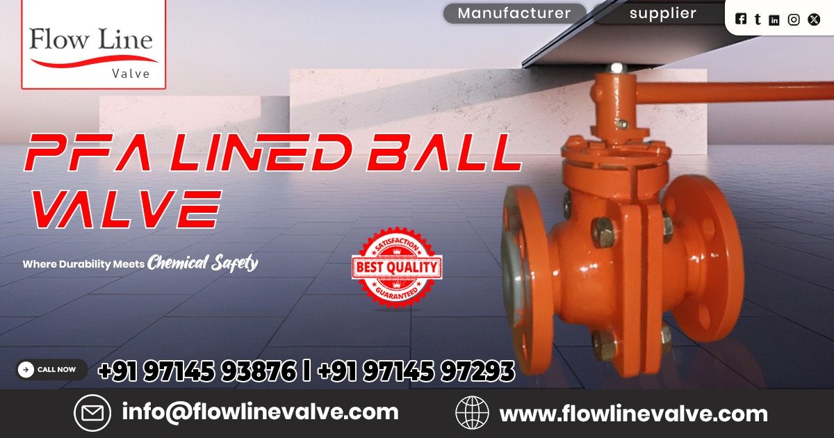 PFA Lined Ball Valve in Pune