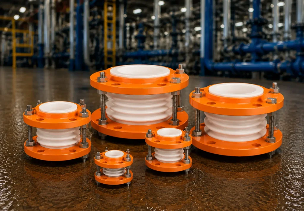 PTFE glass bellows