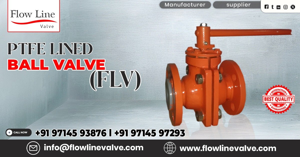 PTFE Lined Ball Valve in Dahej