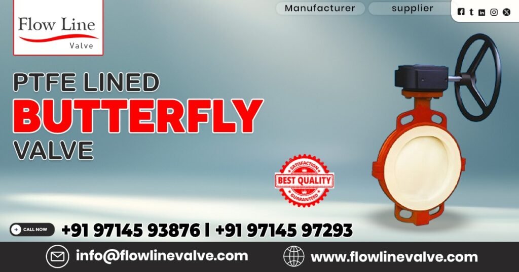PTFE Lined Butterfly Valve in Vapi