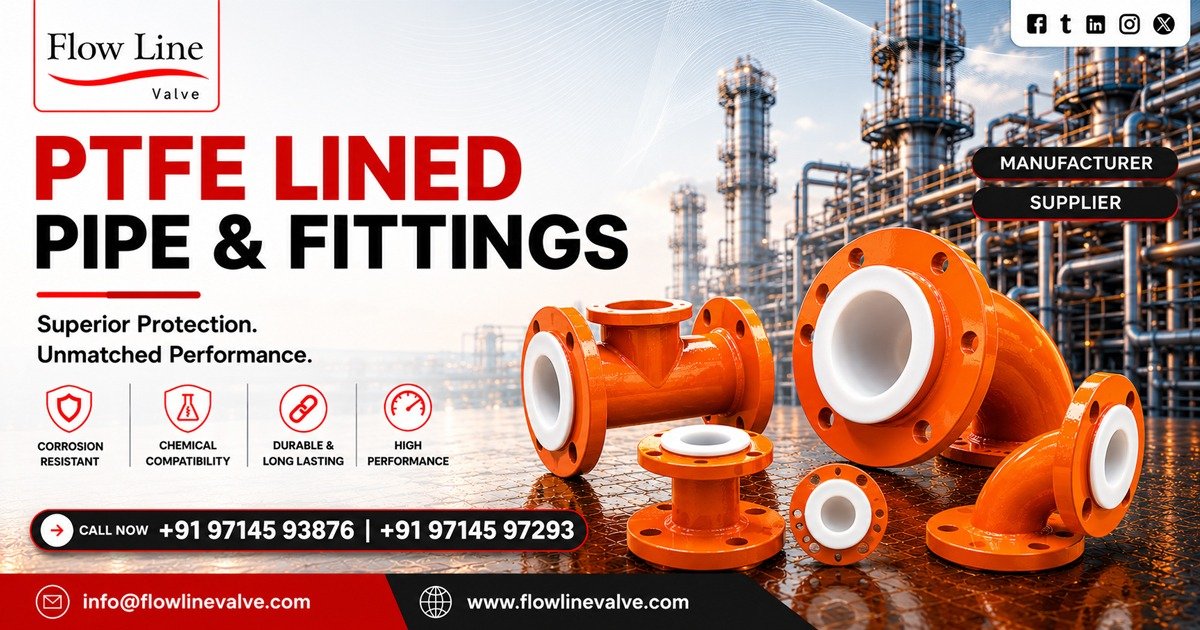 PTFE Lined Pipe and Fittings in Bangalore