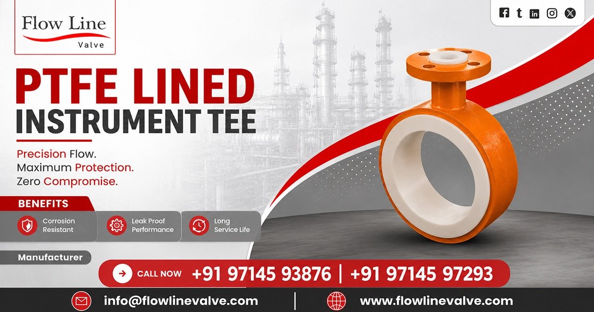 PTFE Lined Instrument Tee in Bangalore