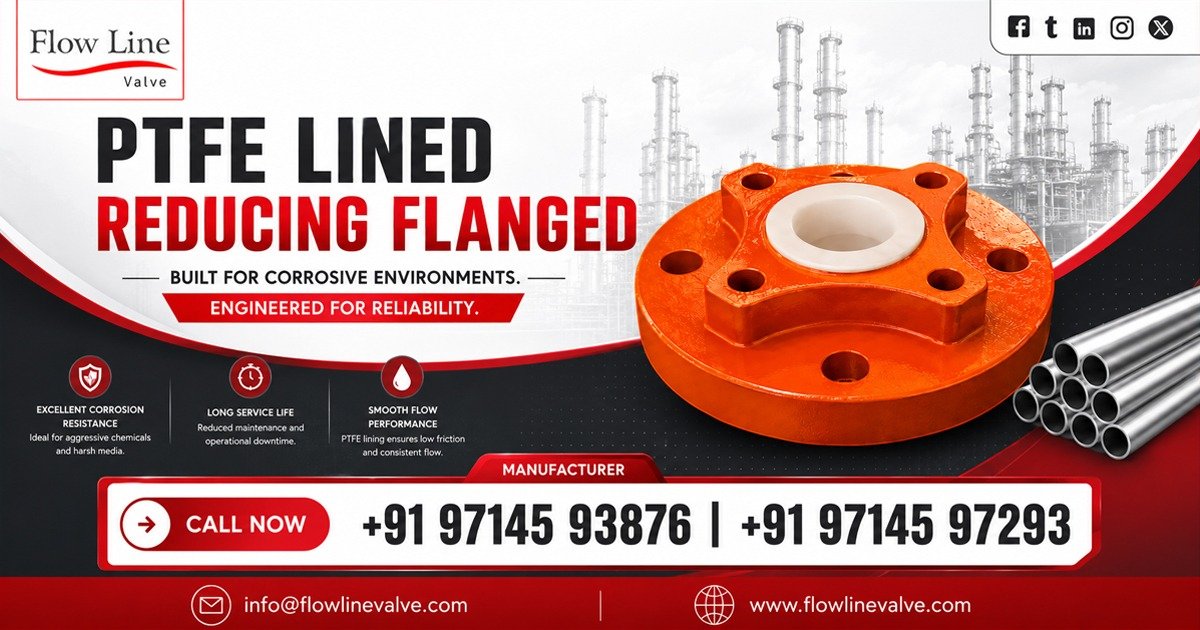 PTFE Lined Reducing Flanged in Bangalore