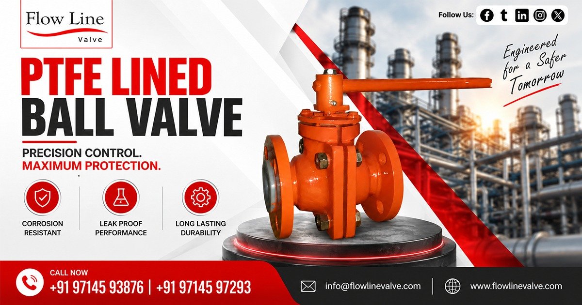 PTFE Lined Ball Valve Supplier in Mumbai