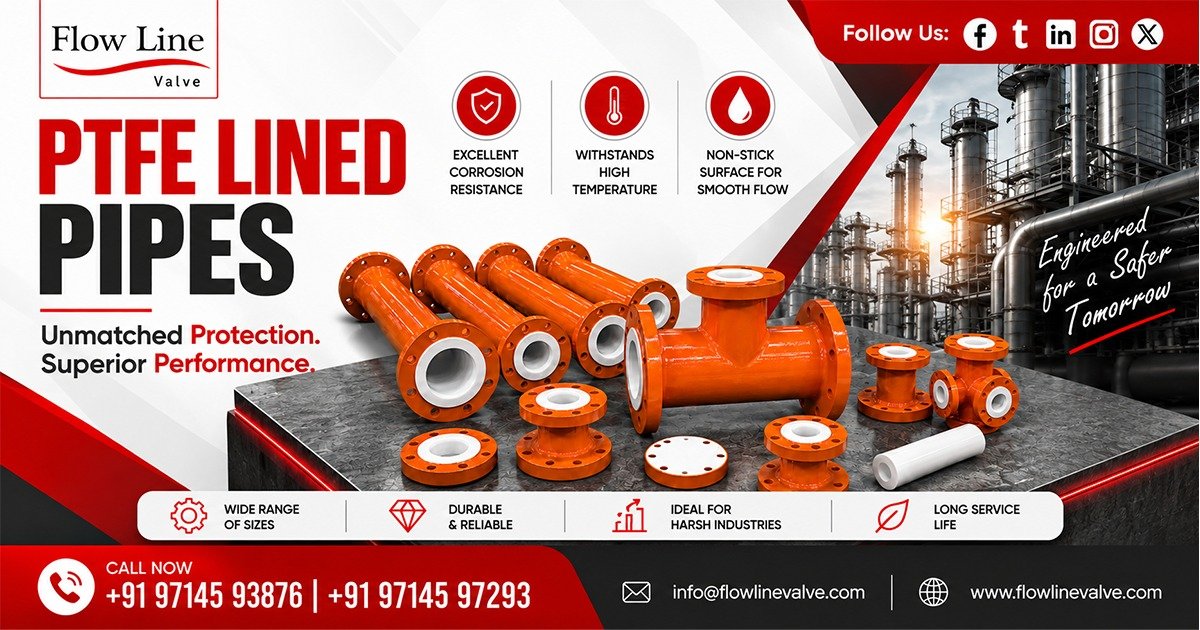 PTFE Lined Pipe in Noida