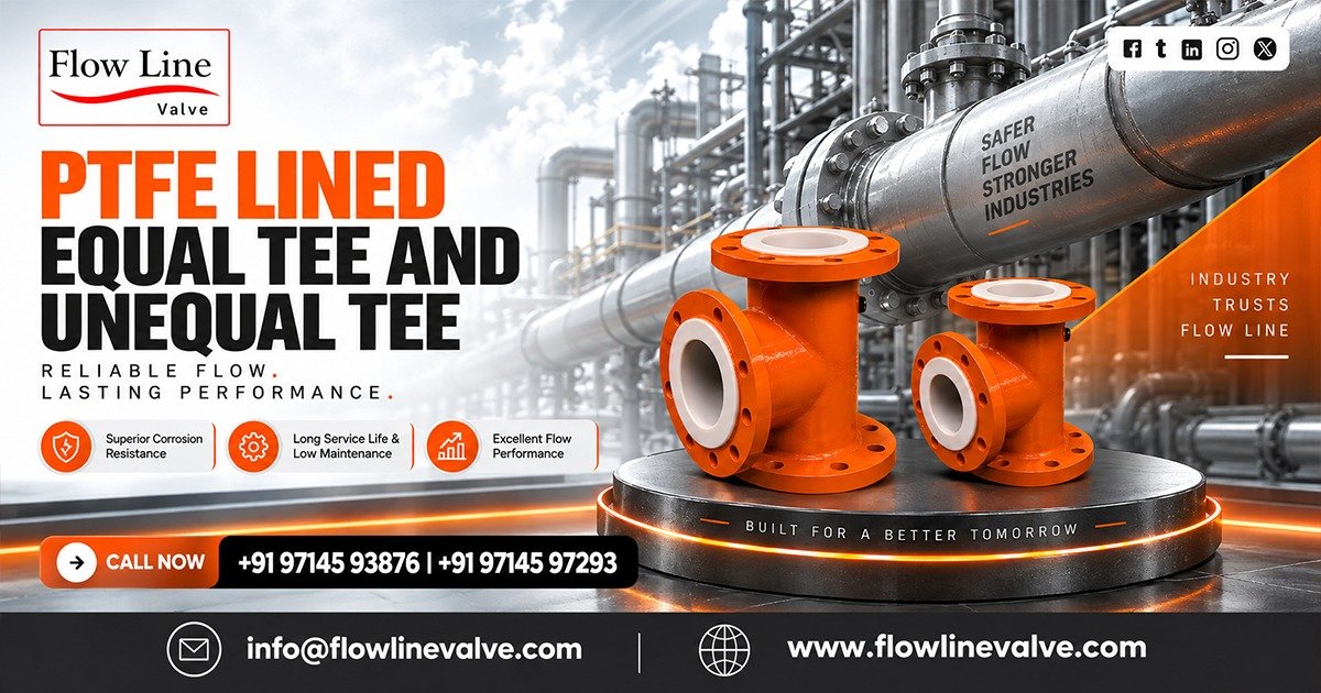 PTFE Lined Equal Tee and Unequal Tee in Vapi