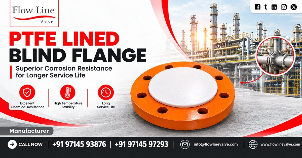 PTFE Lined Blind Flanges Supplier in Delhi